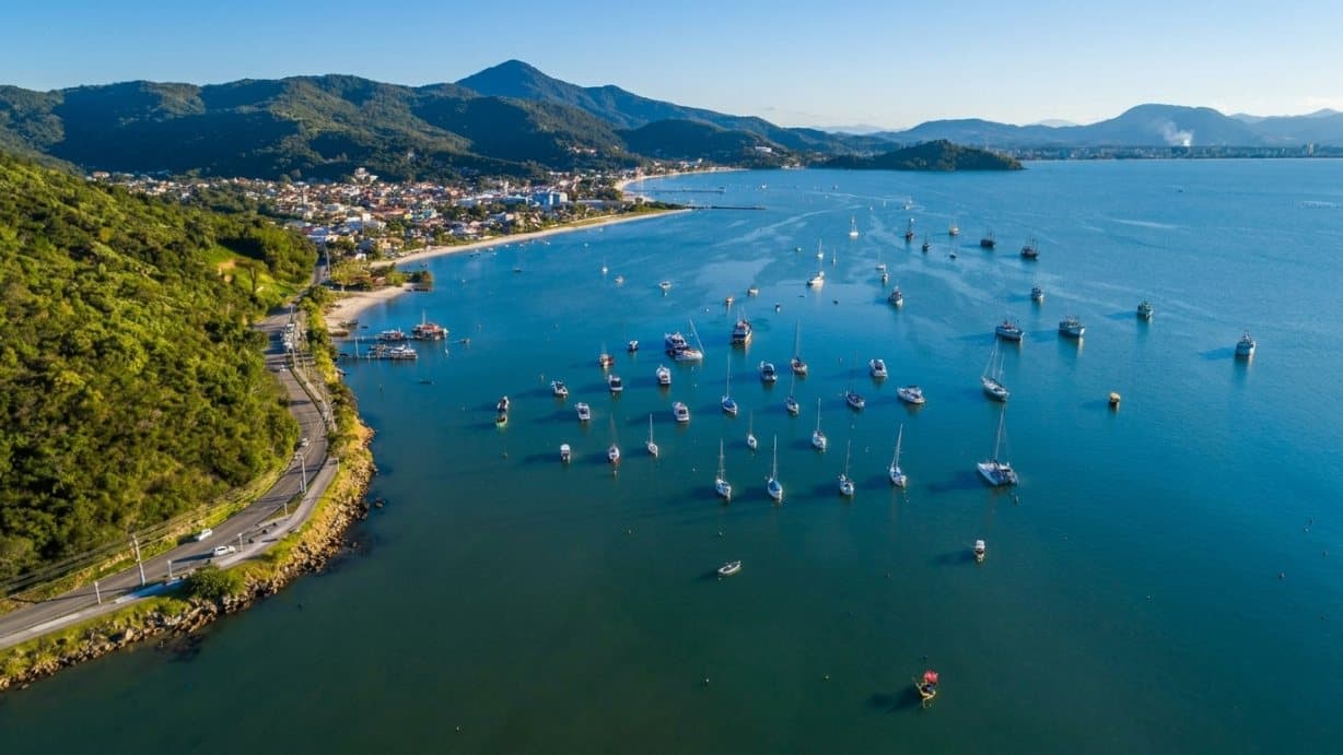 Vista aérea de Porto Belo
